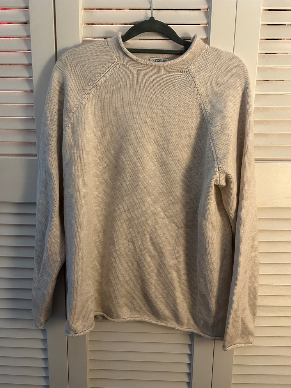 Crewcuts Boys Cream Crewneck Knit Sweater